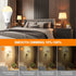HOJOYRI 2Packs Bulbs E26 Bulb Bulb, 2200mAh/Dimmable/Timer Magic Rechargeable Light with Remote Control, Cordless