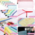 Sherr 120 Pcs Mesh Zipper Pouch Bulk, Small Waterproof Document Pouch with Zipper for School Office Travel