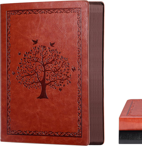 Leather Journal Notebook, 300 Pages, Hope Tree Softcover Lined Notebook for Women Men, 300 Travel, Business, Work,