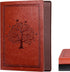 Leather Journal Notebook, 300 Pages, Hope Tree Softcover Lined Notebook for Women Men, 300 Travel, Business, Work,