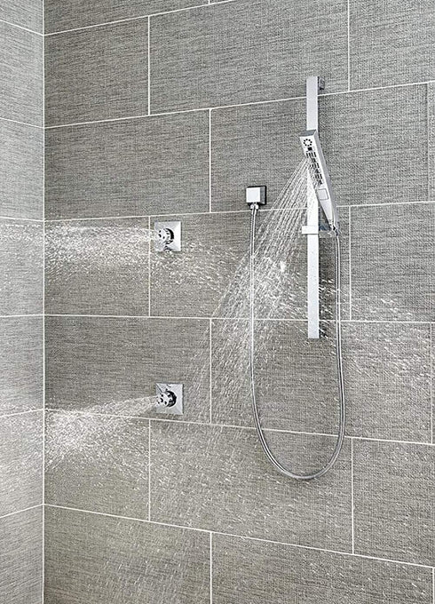 Nicmondo Brass Wall Supply Elbow G 1/2 Shower Hose Connector, Chrome Drop Ell Wall-mounted Union Water Outlet