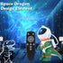8 LOVME Galaxy Star Projection Night Light, Dinosaur Astronaut Space Projector with Modes Starry Nebula Effects, Timer