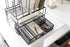 BLU MONACO Black Workspace Desk Organizers and Storage Accessories with File Organizer