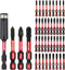 Anti-slip Hex Impact Magnetic Screwdriver Bits Set, 40 Pack 1/4 Inch Hex Shank Phillips Cross Bits with Impact Bit