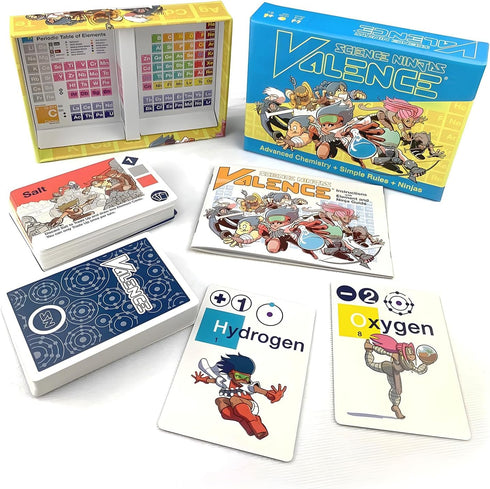8-12 Valence Periodic Table for Kids Chemistry Games - Periodic Table of Elements, Science Gifts, Educational Science