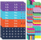 Practical Planner Stickers Value Pack, 48 Sheets, 6 Months of Aesthetic Agenda Stickers for Weekly Planner