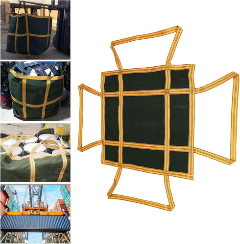 AQQHSAIN Cargo Lifting Pad Net for Construction Rigging, Moving, Towing, and Hoisting Work Gear (1M*1M)