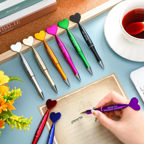 Yeaqee 36 Pcs Appreciation Pens, Bulk Inspirational Ballpoint Gifts, Thank You for Being Amazing for Employees