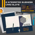 Better Office Products 50-Pack Two Pocket Portfolio Folders, Navy Blue, Letter Size Paper Folders, 50 Pieces, Dark Blue