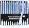 Four Candies 14-Pack Pastel Gel Ink Pen Set, Cute 0.5mm Fine Point Pens, 12 Pack Black Ink Pens with 2 Pack Highlighter