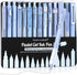 Four Candies 14-Pack Pastel Gel Ink Pen Set, Cute 0.5mm Fine Point Pens, 12 Pack Black Ink Pens with 2 Pack Highlighter