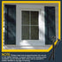 MorningRo 12 Pack Vinyl Shutter Fasteners Plastic Shutter Screws Window Shutters Exterior Spike Loks for Installing