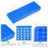 MECCANIXITY Centrifuge Tube Rack, 60-Well Double Panel for 0.5ml/1.5ml/2ml Tubes, Pack of 2