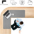 Pad,35.5x43.3x13 inches CENNBIE Dual Sided L Shaped Desk Corner Leather Desk Pad,l Shaped Desk Gaming mat,Waterproof l