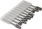 Carbide Burr Set - 10pcs Double Cut Solid Carbide Rotary Burrs, 3mm Shank for Woodworking and Metal Carving