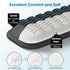 Set MEKASS Ergonomic Wrist Rest for Keyboard and Mouse, Soft Memory Foam Keyboard Wrist Rest with Non-Slip Silicone
