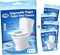 Rockland Guard Toilet Seat Cover - Flushable & Disposable for Bathroom - Travel Essentials for Kids & Adults, 50-Count