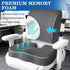 TushGuard Back&Seat Cushion, Car Seat Office Chair Cushions, Breathable Memory Foam Lumbar Back Support Pillow