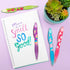 Scentco Glitter Gel Smens 2 Pack - Gourmet Scented Pens, Colored Gel Ink, Medium Point, 8 Count