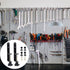 ARTSEWPLY 2 Pieces Vertical Pegboard Install Clips Pegboard Accessory Brackets for Industrial and Workbench Storage