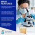 Evviva Sciences Nutrient Agar Petri Dishes Science Project Kit, Pre-Poured Agar Plates for Science Experiments