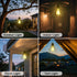 Solar Pendant Lights, Solar Powered Shed Light with Pull Cord and Remote for Outdoor Indoor, Solar Chandelier, Gazebo