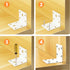 20PCS 90 (2X2 Alise White L Brackets for Shelves, Heavy Duty Metal Shelf Brackets Corner Bracket, Degree Joint Right