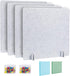 4 Pack Desk Privacy 23.6" x 23.6" Acoustic Divider Panel Portable Desk