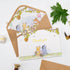 50 Pack Crisky Cute Bear Thank You Cards Blank Inside with Envelopes and Stickers for Birthdays, Baby Showers