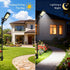 4 Pack 120 3 NUNET LED Solar Security Lights Outdoor, Motion Sensor with Remote Control, Modes Weatherproof, Dusk