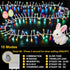 46ft 500 16 LAMPHOME LED Easter String Lights Plug in, Pastel Twinkle Fairy Lights, Modes Waterproof Easter Outdoor