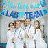 POSLIUE We Love Our LAB Team Banner - NO DIY Medical Laboratory Professional Week Decorations LAB Week Party Supplies