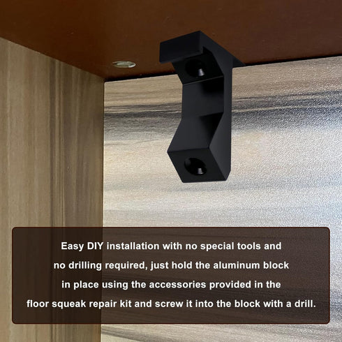 Squeaky Wood Relief Floor Repair Kit, 6 Pcs for 5/8 inch or Thicker Subfloor, Eliminates Squeaky Floor Sounds without