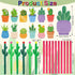 Cactus Sticky Notes with Cactus Pen, Cute Notepads Set, Fun Cactus Gifts, Self Adhesive Note Pads for School Supply