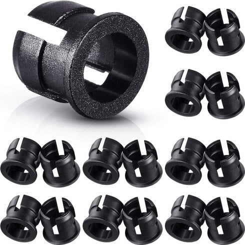 Mudder 200 Pieces 5 mm LED Holder Black Plastic Light Emitting Diode