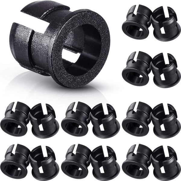 Mudder 200 Pieces 5 mm LED Holder Black Plastic Light Emitting Diode