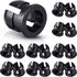 Mudder 200 Pieces 5 mm LED Holder Black Plastic Light Emitting Diode