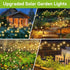 Solar Garden Lights Outdoor Waterproof, 2 Pack 16 LED Decorative Solar Swaying Lights for Garden Decor