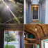 Solar Pendant Lights Outdoor Indoor with Remote, Chicken Coop Lights Solar Powered Shed Light with ON Off Switch,Solar