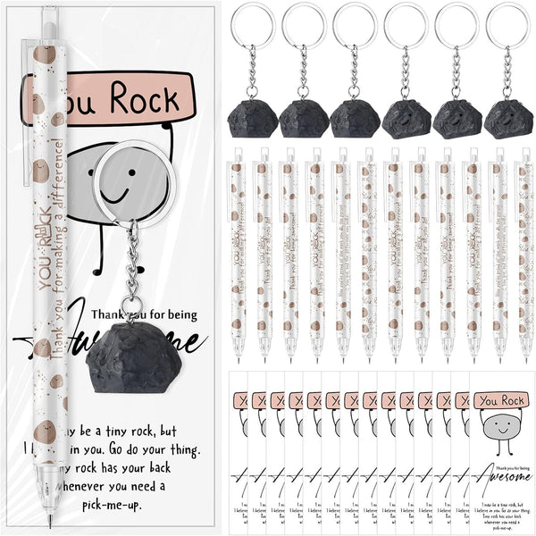 Sinload 36 Sets You Rock Gifts Bulk Inspirational 0.7mm Fun Mechanical Pencils Bulk