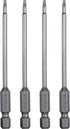 Mayhew Tools 19332-4 USA Torx Power Bit, T8 x 3.5", 4-Pack