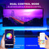 Lights,9.8ft Dimmable 12v AXMOTUT Bluetooth RGB COB Led Strip Led Light Strip with Smart App and Remote Control, Color