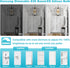hansang T10 LED Bulb for Chandelier, E26 Base, 5000K Daylight, 40 Watt Equivalent, Dimmable, 6 Pack, 400LM