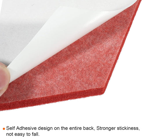 PATIKIL Hexagon Felt Board Tiles, 2 Pack Self Adhesive Wall Bulletin Pin Board with Push Pins