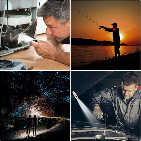 S12Plus Keychain Flashlight, 610 High Lumen Mini LED Flashlight, USB C Rechargeable Small EDC for Camping, Backpacking