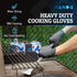 Black Nitrile Medical Gloves, Disposable Medium 100 Count, Surgical Gloves Latex Free, Extra Thick 5 Mil Exam Gloves