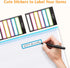 Sooez 24 Pack A4 Size Mesh Zipper Pouch with Sticky Labels, Durable Organizing Storage Bags for Office and Classroom