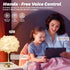 9W 800LM Dimmable Smart Touch Control Bedside Table Feather Lamp Night Light with USB Charging for Girl, Baby, Alexa