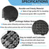 EVANCENT 12 12 12 Pack x Drainage Interlocking Floor Tiles, Non-Slip Pool Deck Drain Mats for Flooring, Soft PVC