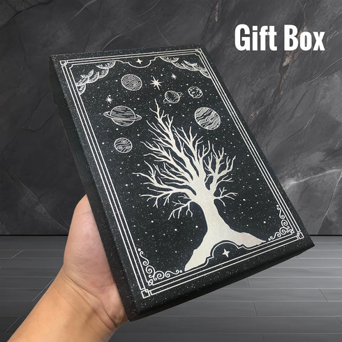 BUKE Dotted Journal - A5 Size PU Leather Hardcover Sketch Notebook, 160 Pages, 150gsm Black Paper, 5*5mm Dot Grid (Rose